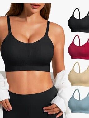 4 Padded Bralette Sports Bra